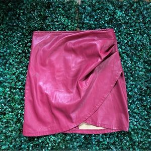 Y2K Fuchsia Mini Skirt by Shinestar